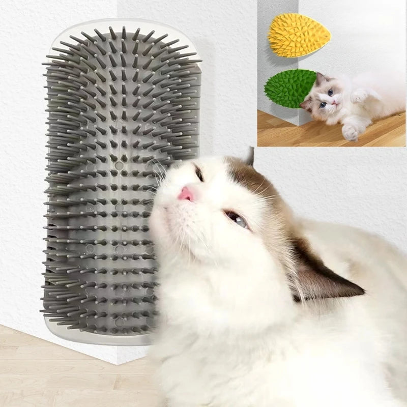Ultimate Cat Scratcher Massager: Grooming Brush & Hair Remover for Happy, Healthy Pets