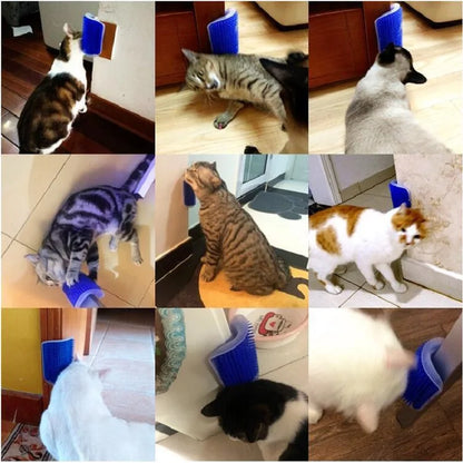 Ultimate Cat Scratcher Massager: Grooming Brush & Hair Remover for Happy, Healthy Pets